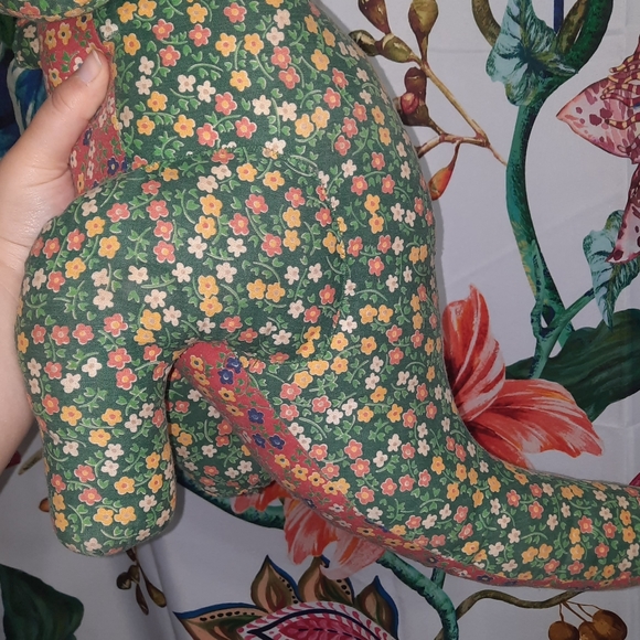 ~{Vintage}~ 60's/70's handmade dinosaur plush. - Picture 7 of 8